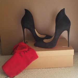 Christian Louboutin Mea Culpa 120 Black Suede